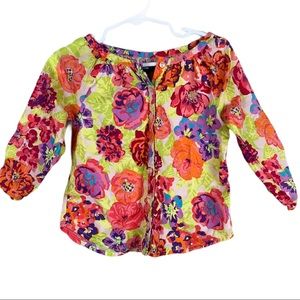 🎀 3/$30 GAP BABY Floral Printed 3/4 Sleeves